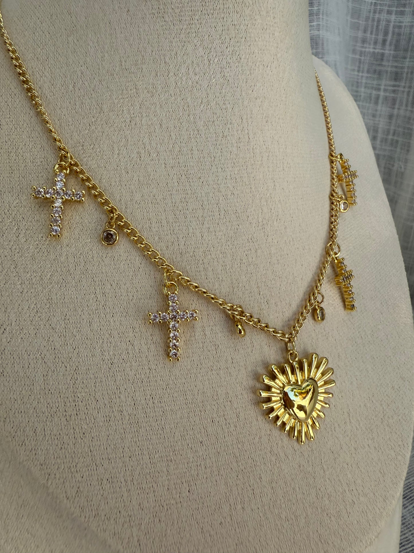 Cross Love necklace